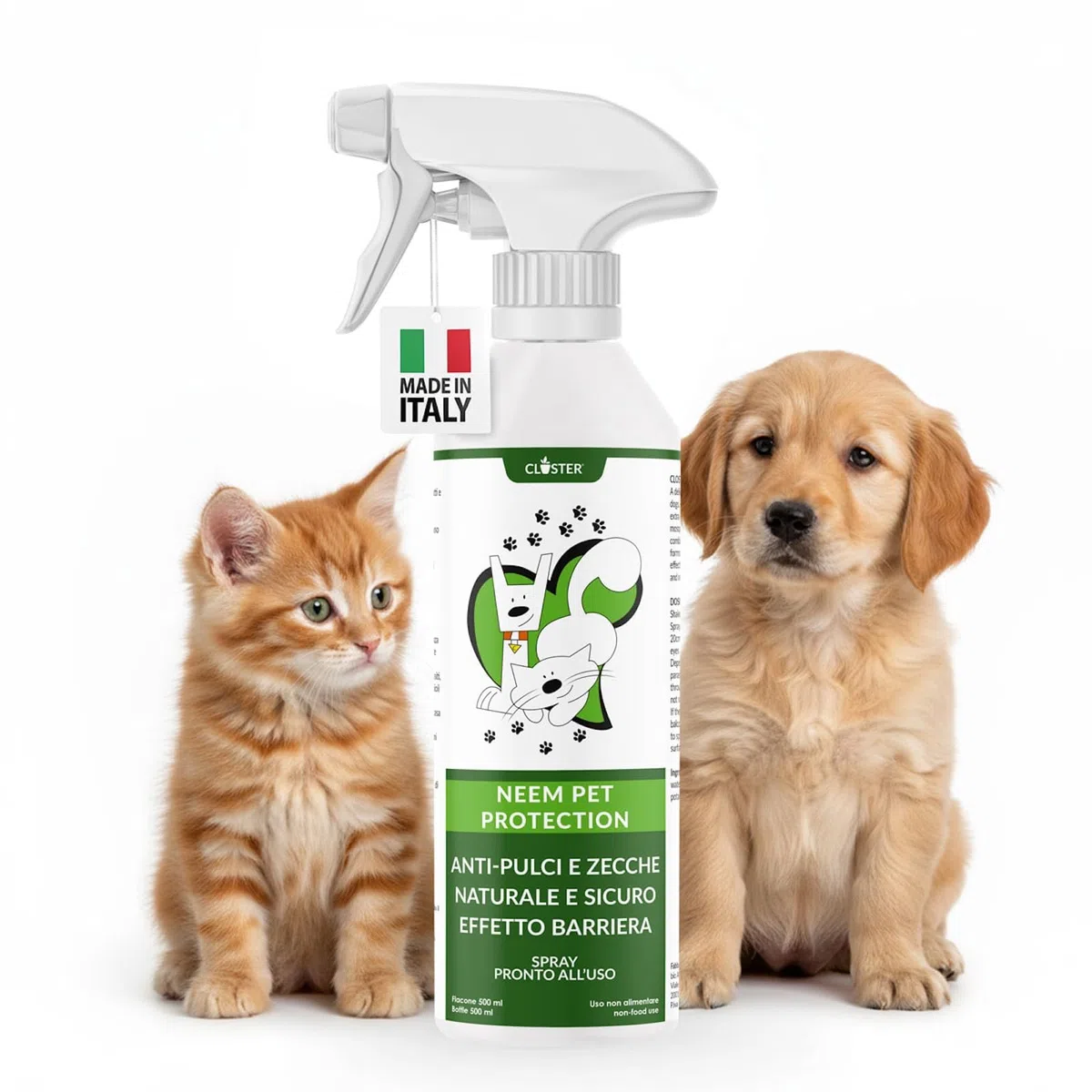 Neem Pet Protection Spray Antiparasitario Insecticida contra Pulgas Y Garrapatas Ácaros Piojos Insectos