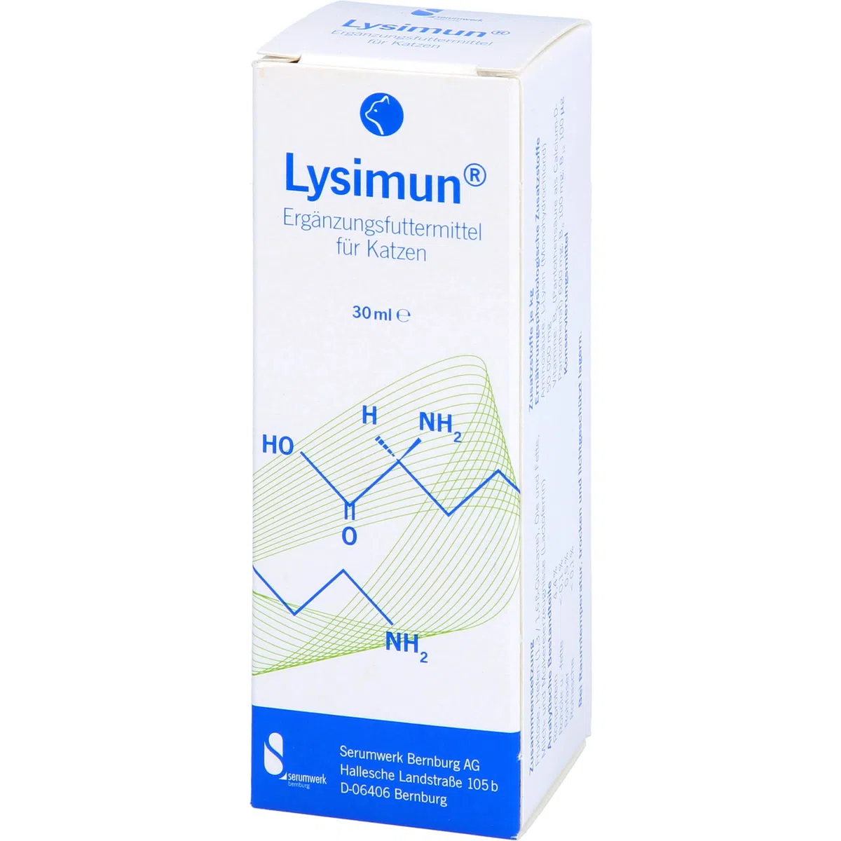 Lysimun Ergänzungsfuttermittel für Katzen, 30 ml Solución