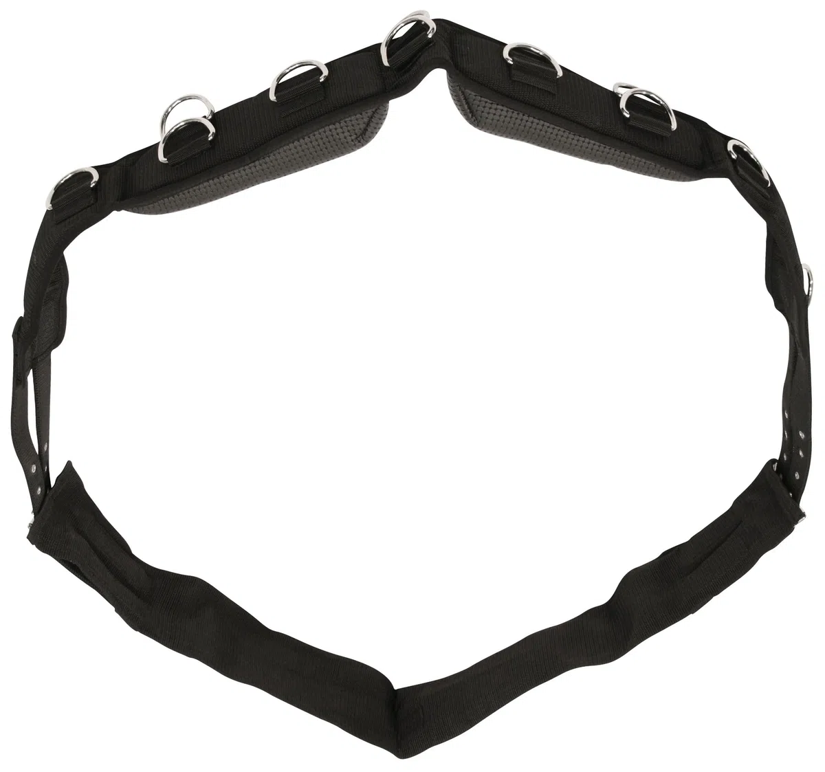 KERBL Cinchuelo para Dar Cuerda de Nailon, 9 Anillos Poni, cincha Regulable