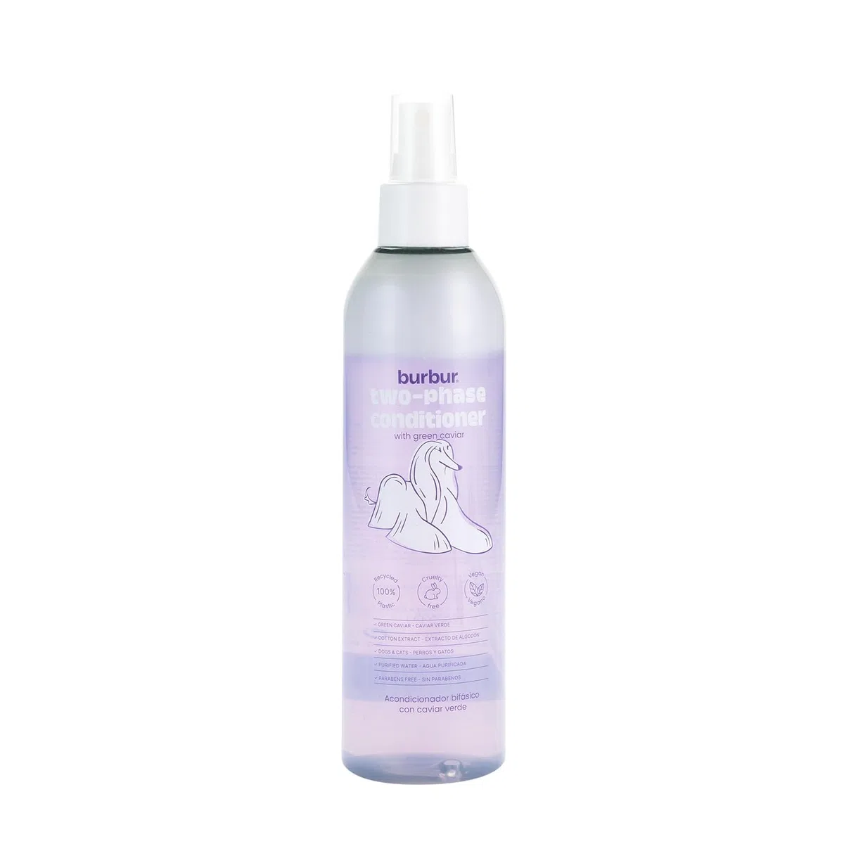 BURBUR - Acondicionador para Perros | Spray Desenredante y Cepillado | Todas Las Razas | Todo Tipo de Pelo | Hidratación y Brillo