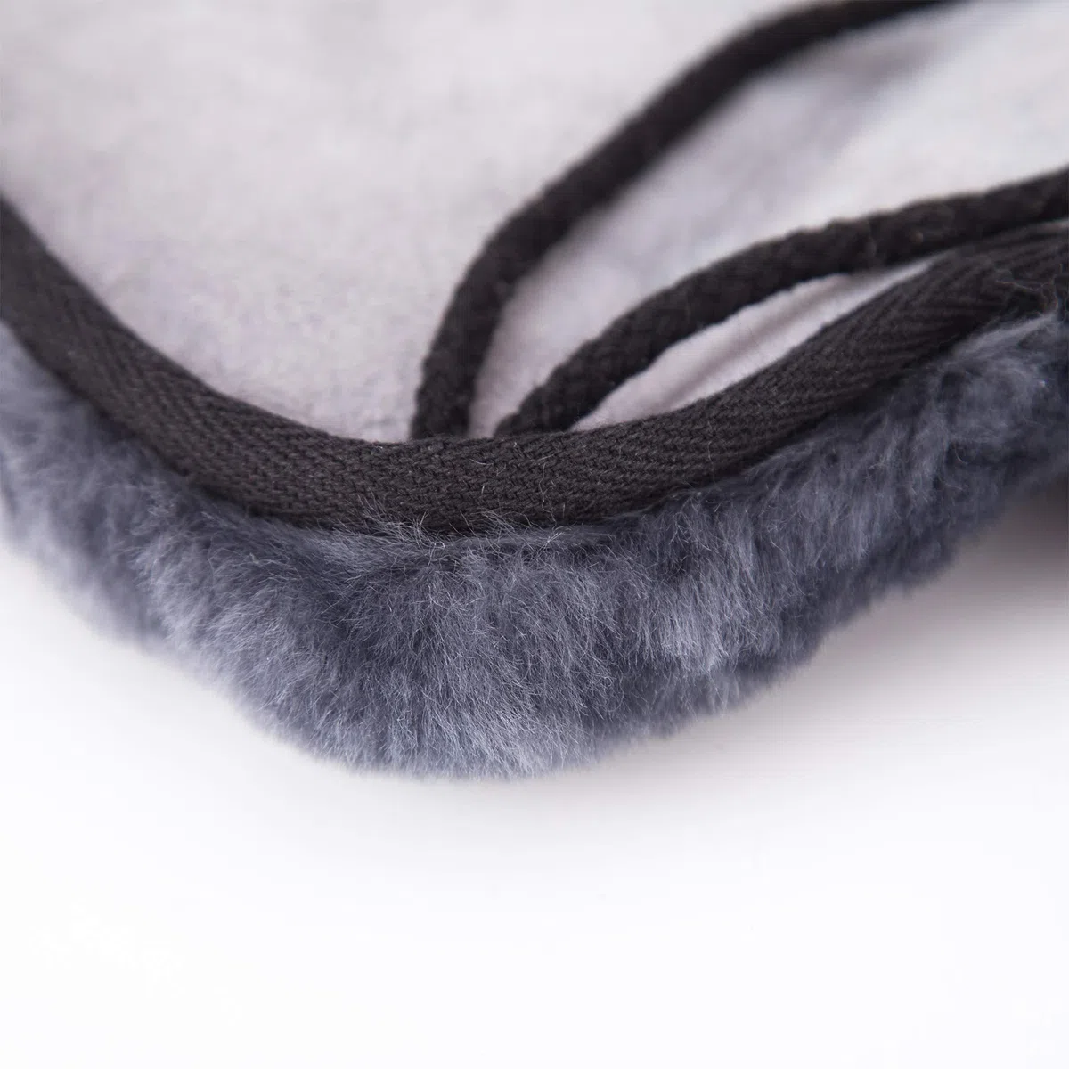 Western Merino Sheepskin Saddle Seat Cover - Funda para asiento de sillín, piel de cordero, color gris
