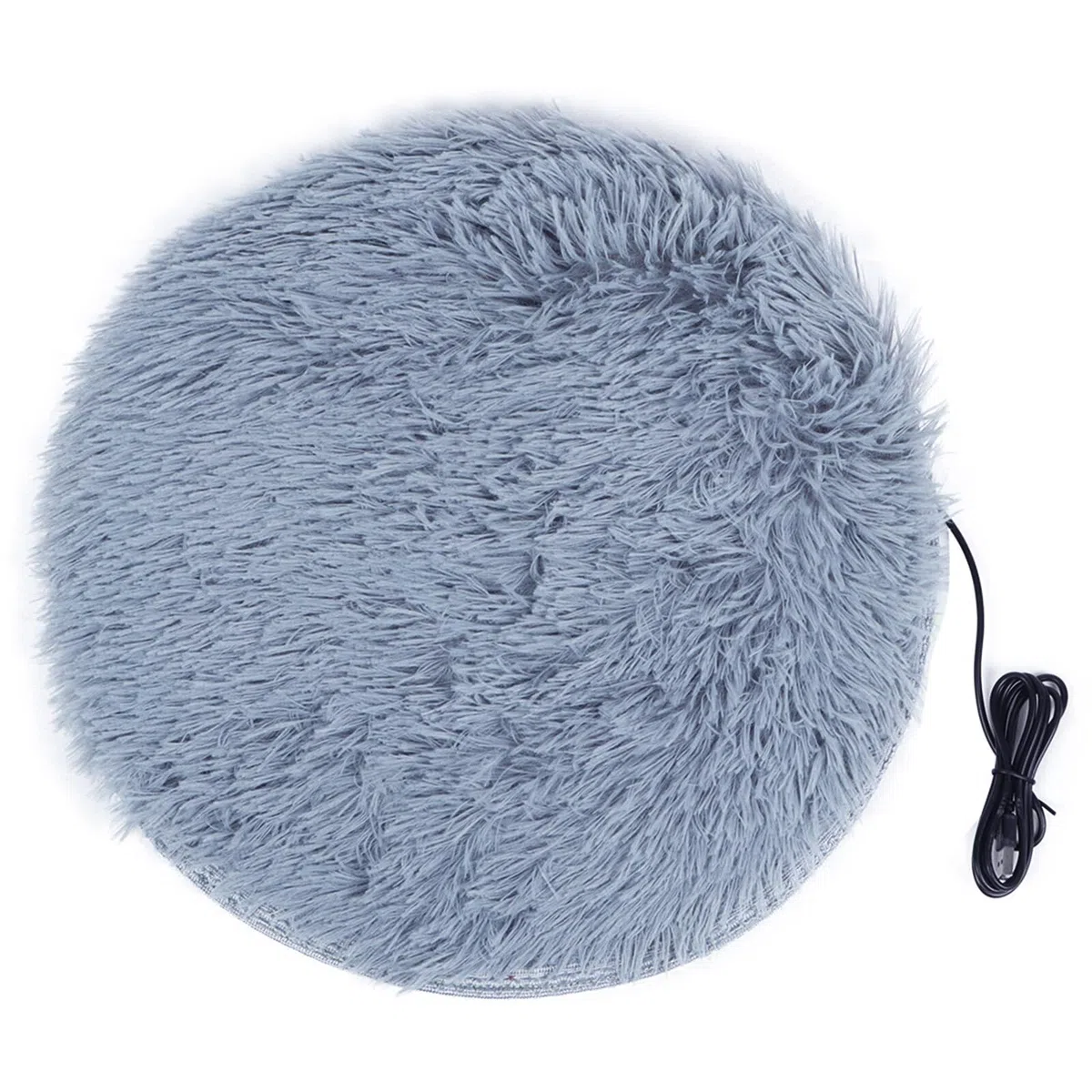 Haokaini Manta Calefactora para Mascotas Calefacción Constante Almohadilla Calefactora Eléctrica Colchón Felpa Alfombra de Cama Calentada con Cable USB para Perros Pequeños Gatos Gatitos