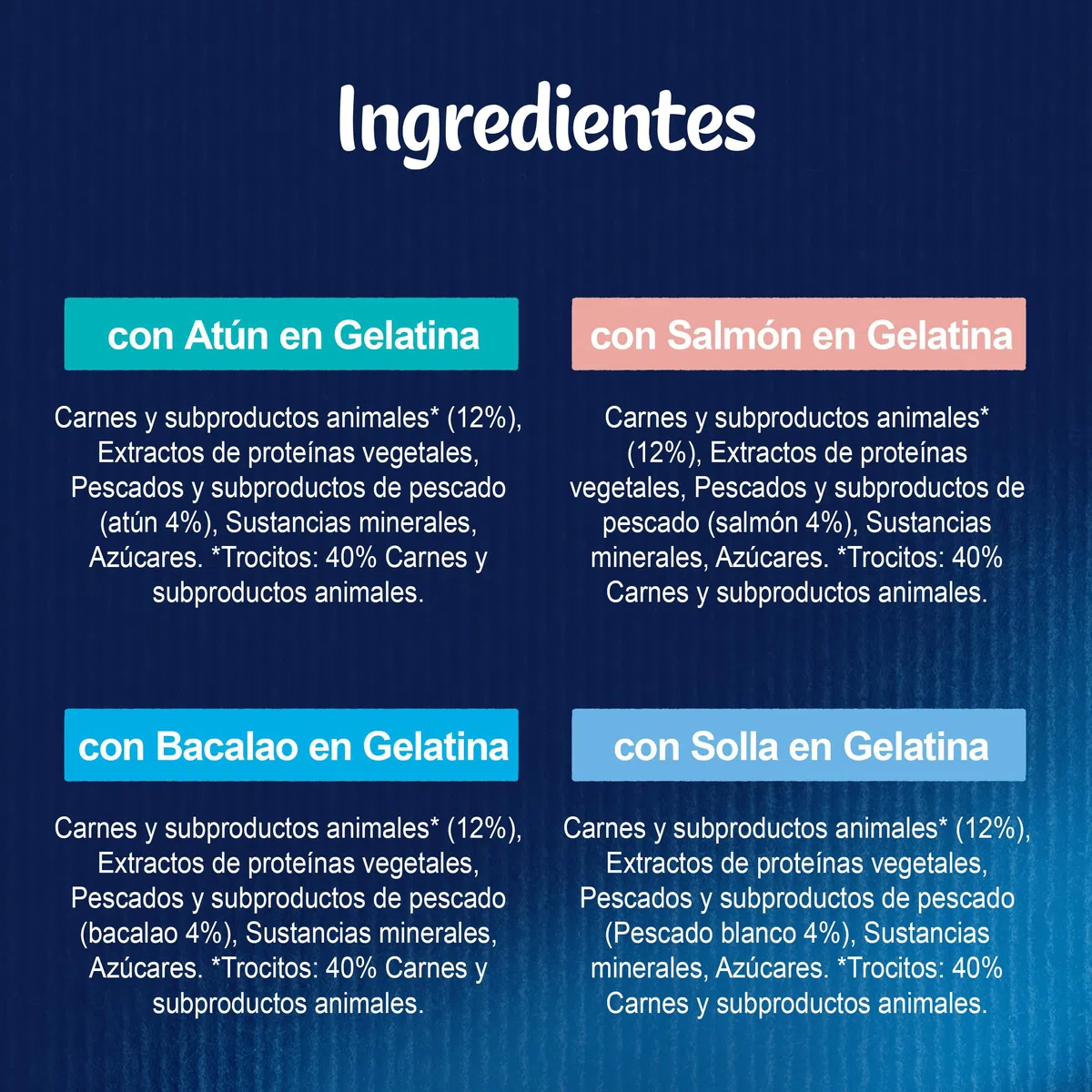 FELIX Fantastic, Comida Húmeda para Gato Adulto, Gelatina, Surtido de Atún, Salmón, Bacalao y Solla, 6 Packs de 12 Sobres de 85 g. (72 Sobres)