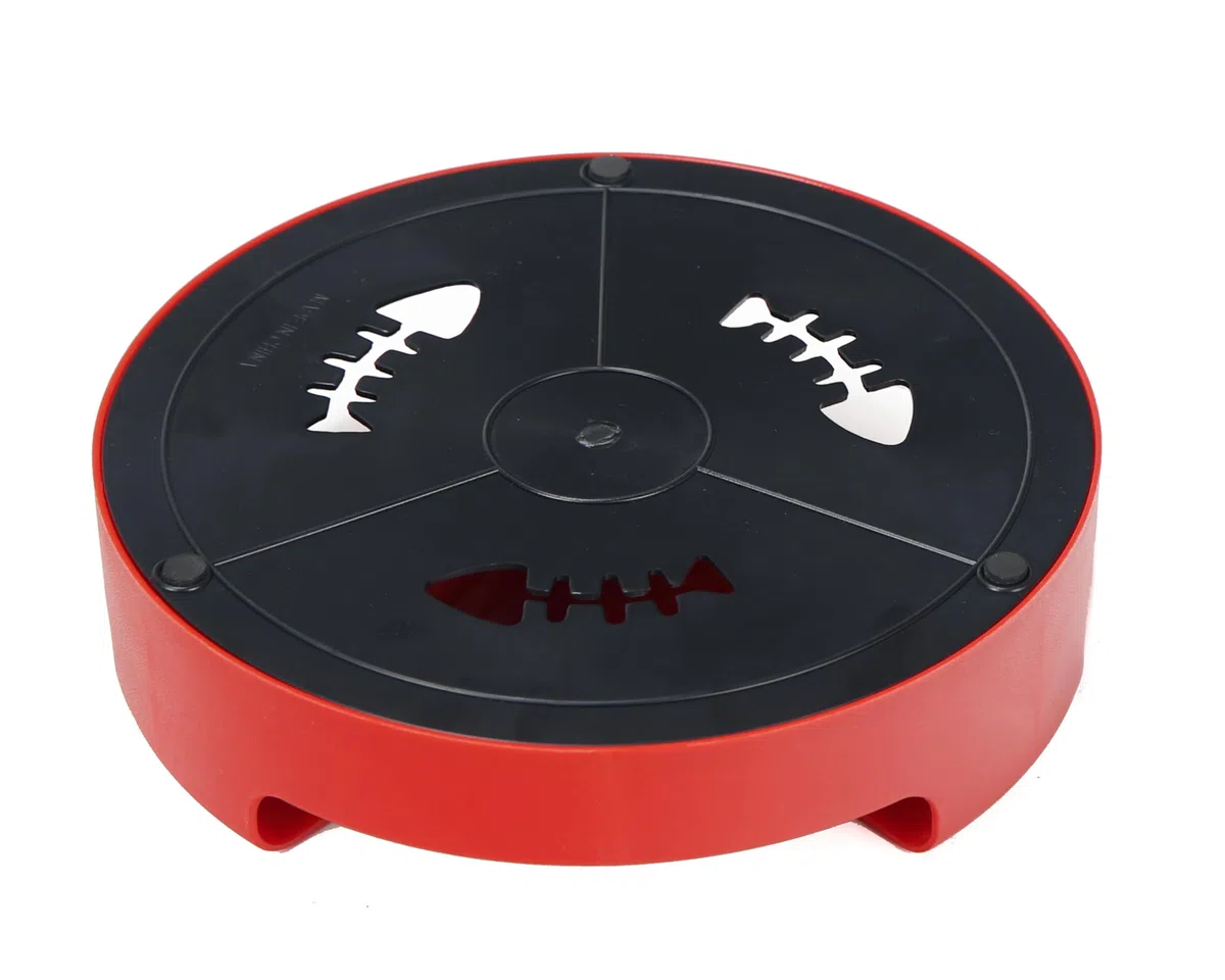 Juguete Interactivo para Gatos - Atrapa al Ratón (Rojo)