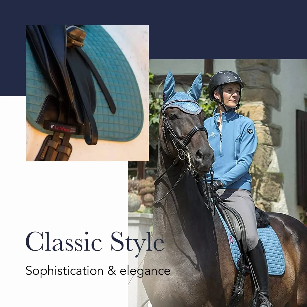 LeMieux Prosport Suede Dressage Square Almohadilla para sillín, Unisex