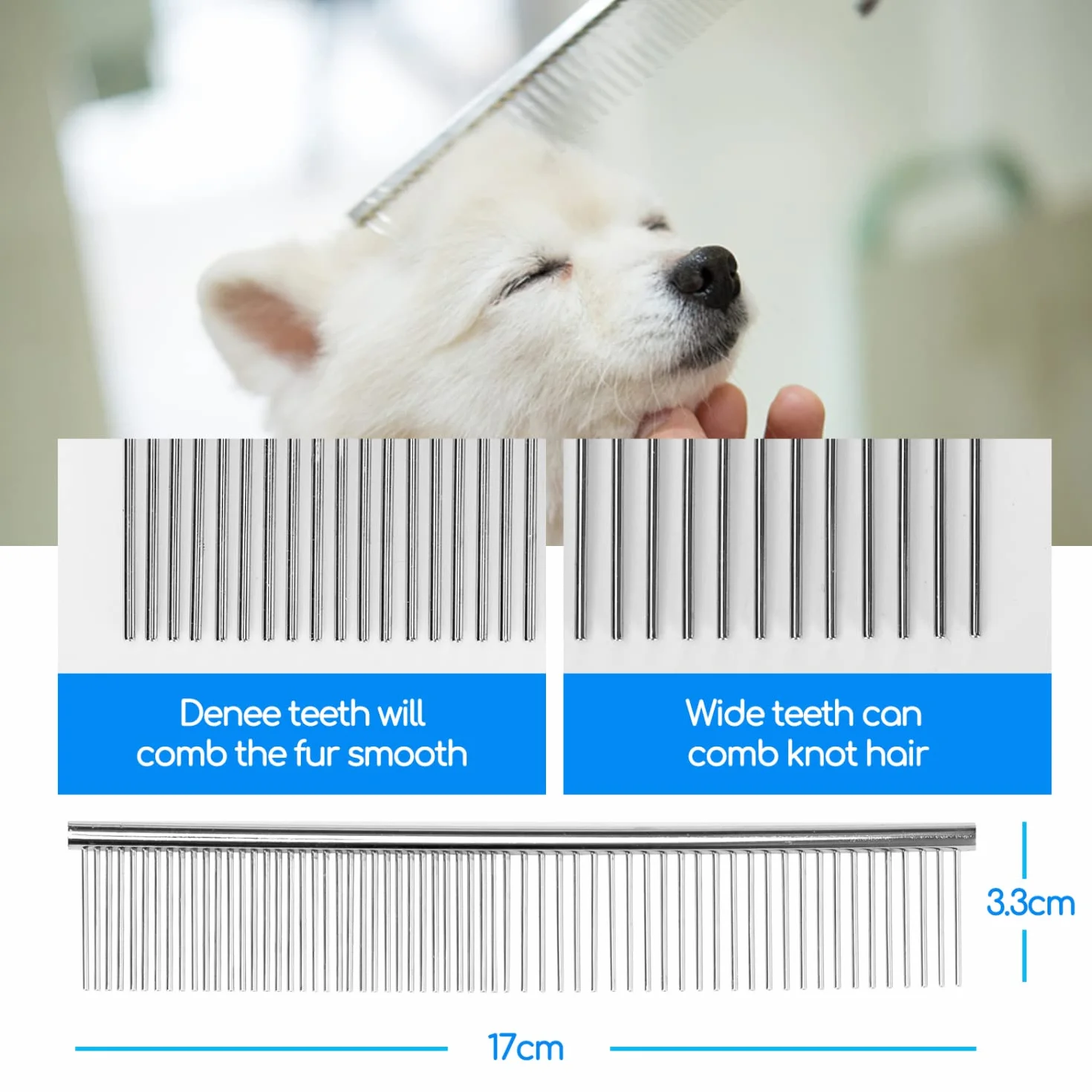 Nobleza Tijeras para Perros, 4 Piezas Tijeras Peluqueria Canina Profesional de Acero Inoxidable, Tijeras para Perros con Puntas Redondas para Aseo Mascotas Bricolaje
