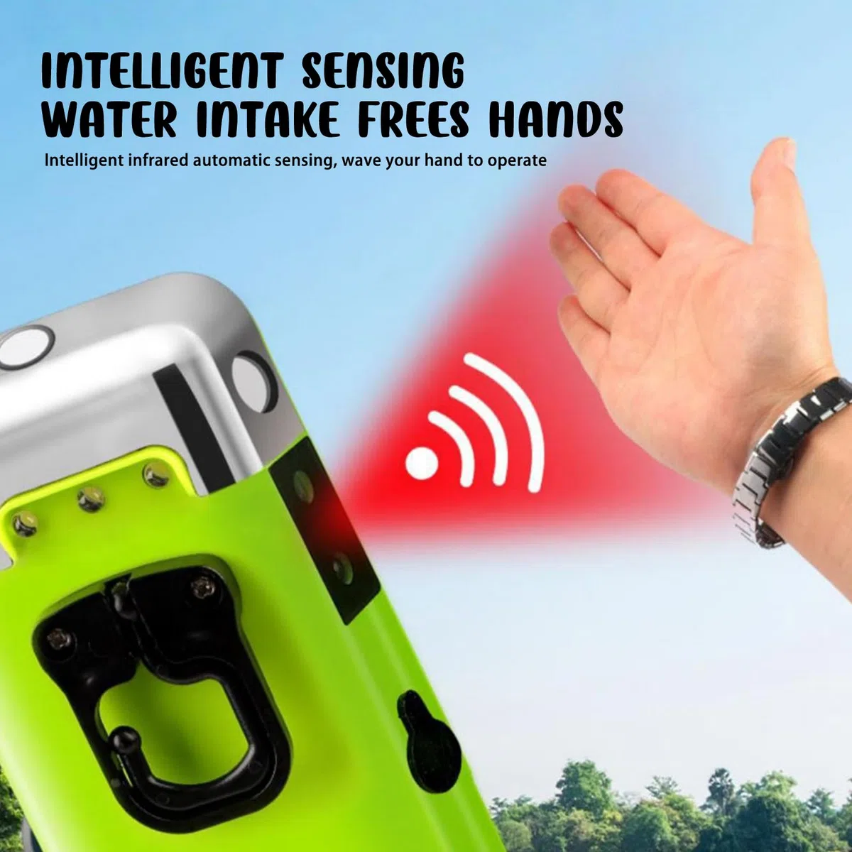 Bomba de oxígeno, mini bomba de aire portátil con carga USB, 3 modos inteligentes ABS para acuario, bomba de aire con triple filtración, sensor automático e iluminación LED para accesorios de pesca
