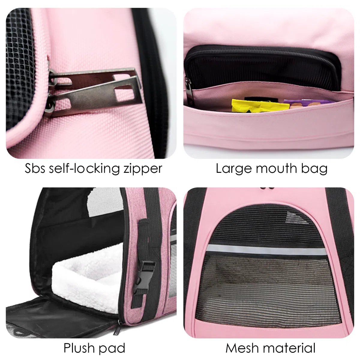 Bolsa de transporte para gato, perro, caja de transporte transpirable, jaula de transporte plegable con alfombra extraíble, cesta de transporte con correa ajustable desmontable, bolsa de mano gato