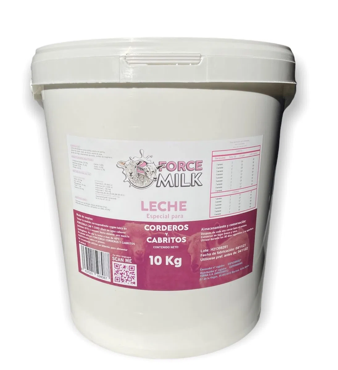 Cabritos y Corderos 10 Kg Leche en Polvo
