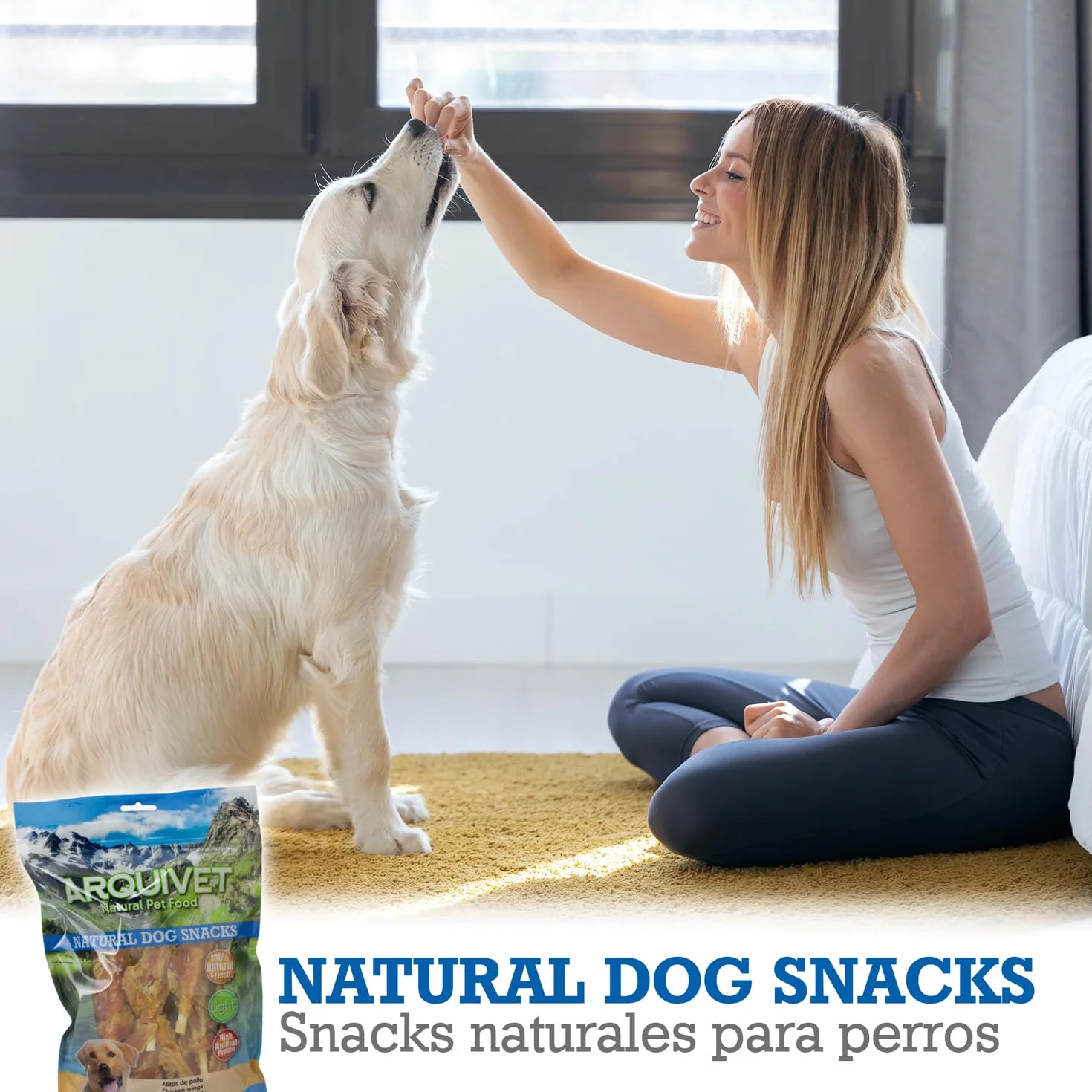 Arquivet - Alitas de Pollo (Bolsa 1 kg) - Natural Snacks para Perros