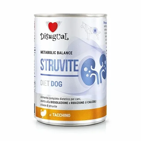 Disugual Dieta Comida Húmeda para Perros 6x400gr (Pavo Struvite)