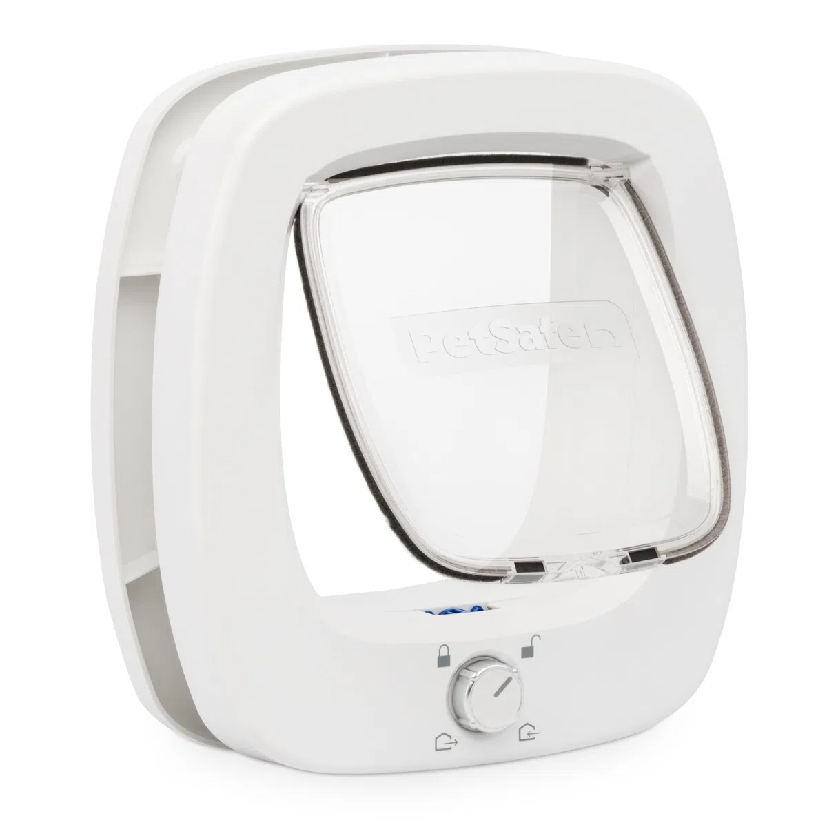 PetSafe Gatera con Microchip - Puerta para Mascotas Interior y Exterior - Bloqueo de 4 Modos y Cierre Suave - para Gatos y Perros Pequeños de hasta 11kg