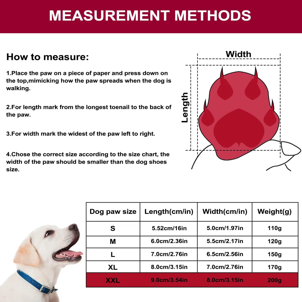 Zapatos para perro, botas impermeables para patas lesionadas, juego de 4 botas impermeables para perro con correas reflectantes ajustables y suela antideslizante para perros pequeños, medianos