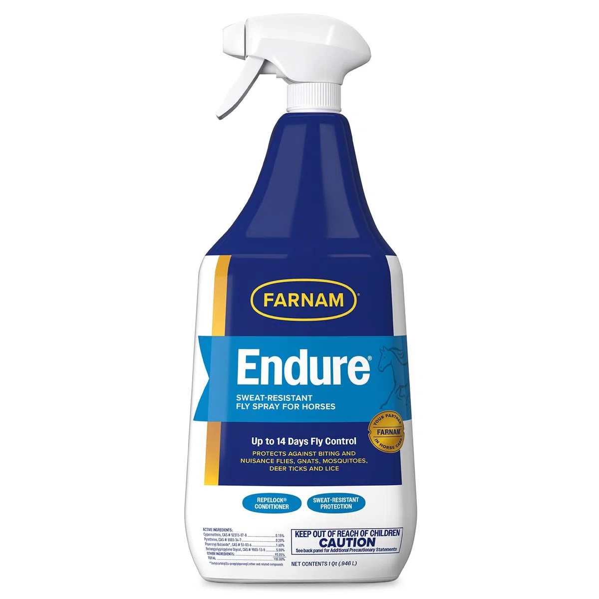 Endure 946mls caballos. Insecticida repelente.