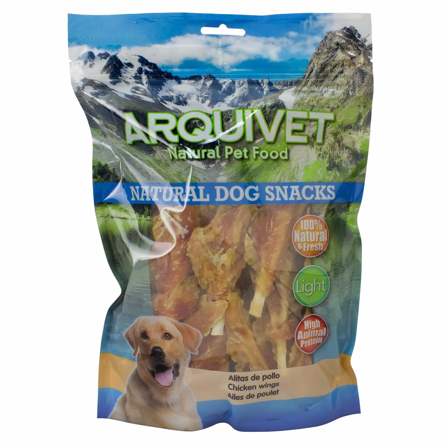 Arquivet - Alitas de Pollo (Bolsa 1 kg) - Natural Snacks para Perros