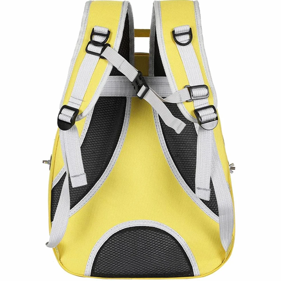 Mochila de viaje para loros, cápsula espacial, transparente y transpirable (verde)