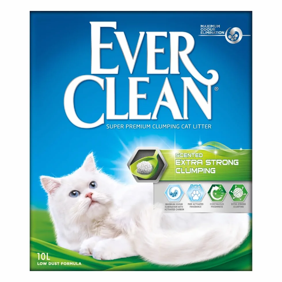Ever Clean Arena Para Gatos Ever Clean Extra Strong Clumping, 10 Litros, Perfumada, 9000 g
