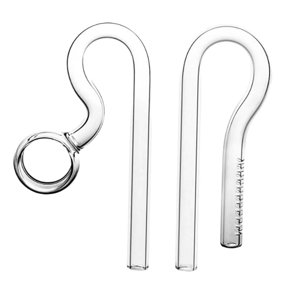 Baoblaze Tubo de de Vidrio, Flujo de Entrada, Salida Violeta, Tanque plantado para Acuario, paisajismo acuático, 13mm