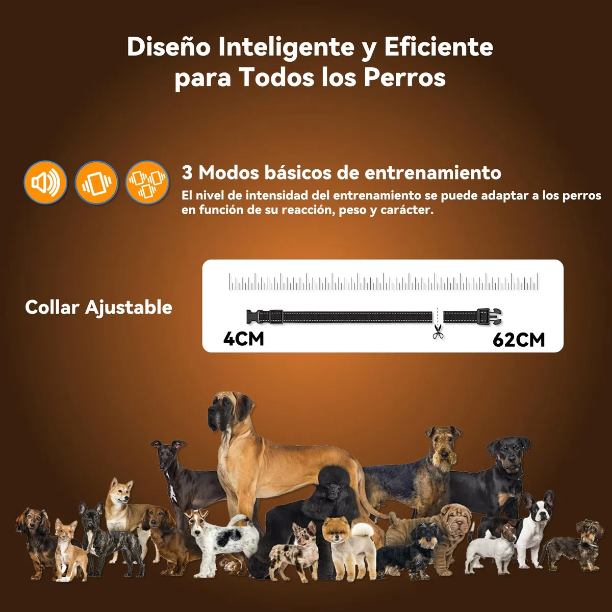 Collar de Adiestramiento para Perros,Collar Recargable con Rango de Control Manual 2000 Metros,4 Modos de Adiestramiento Efectivos Luz LED/Sonido/Vibración/Fuerte Vibración,Resistente al Agua IP67