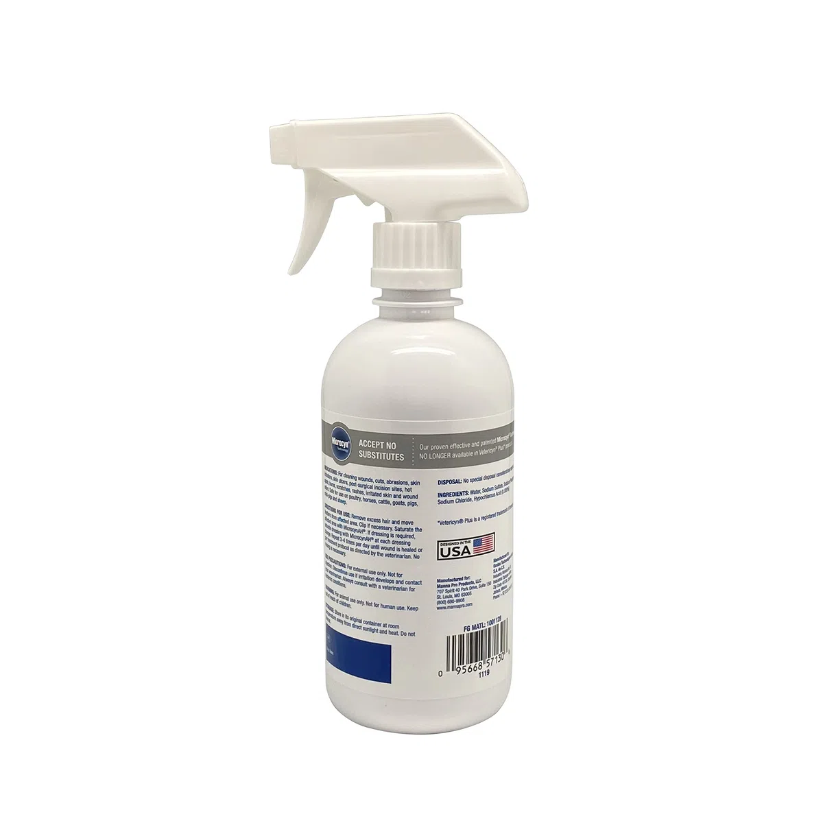 Microcyn AH Wound & Skin Care | Cuidado de heridas y piel para mascotas- 473ml