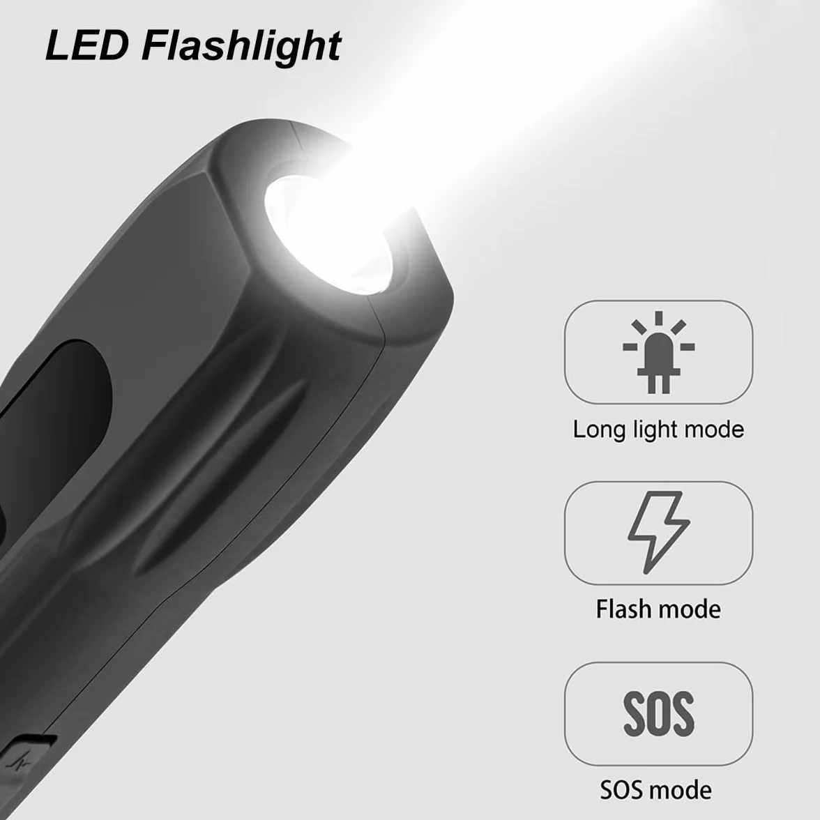 Ultrasónico Ahuyentador de Perros with LED Light Handheld Anti Barking Device Entrenamiento del Comportamiento 3 Frequencies Long Lasting Beeping Button for Perros Interior Exterior
