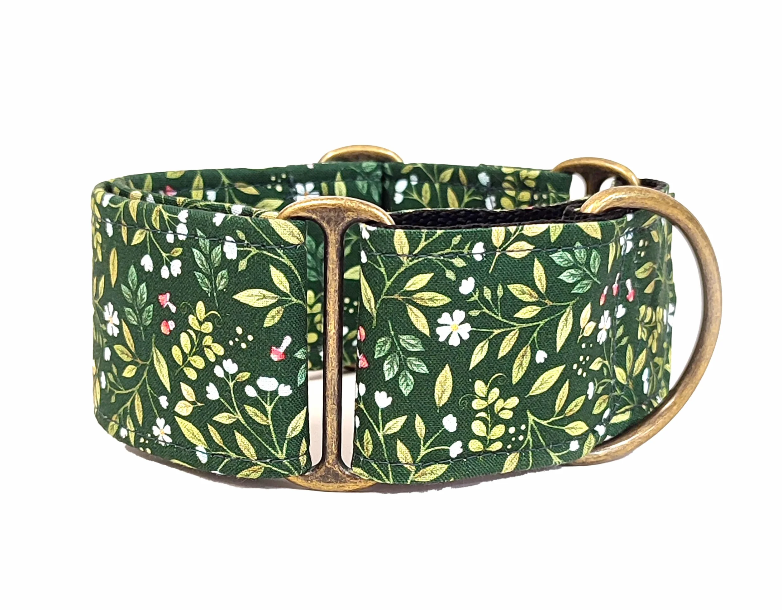Collar Martingale Para Perro: Green Witch, Hecho a Mano en España por Wakakán