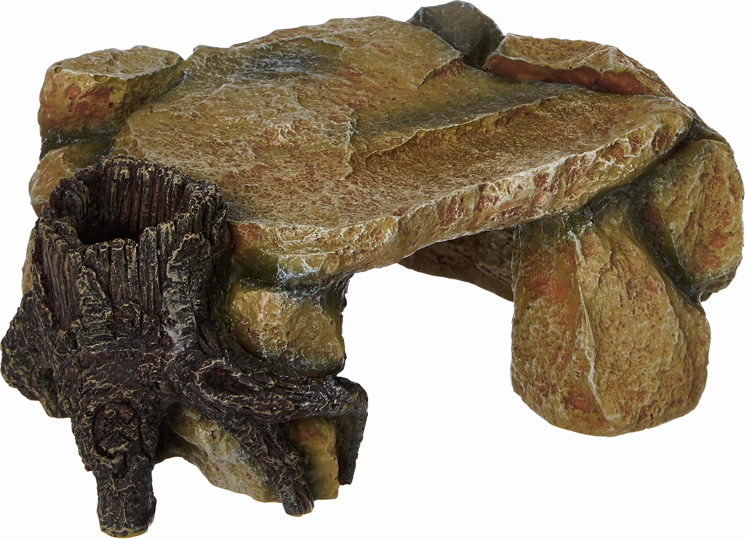 Trixie 8847 Meseta de roca con Tronco de árbol para decoración de Acuario, 25 cm