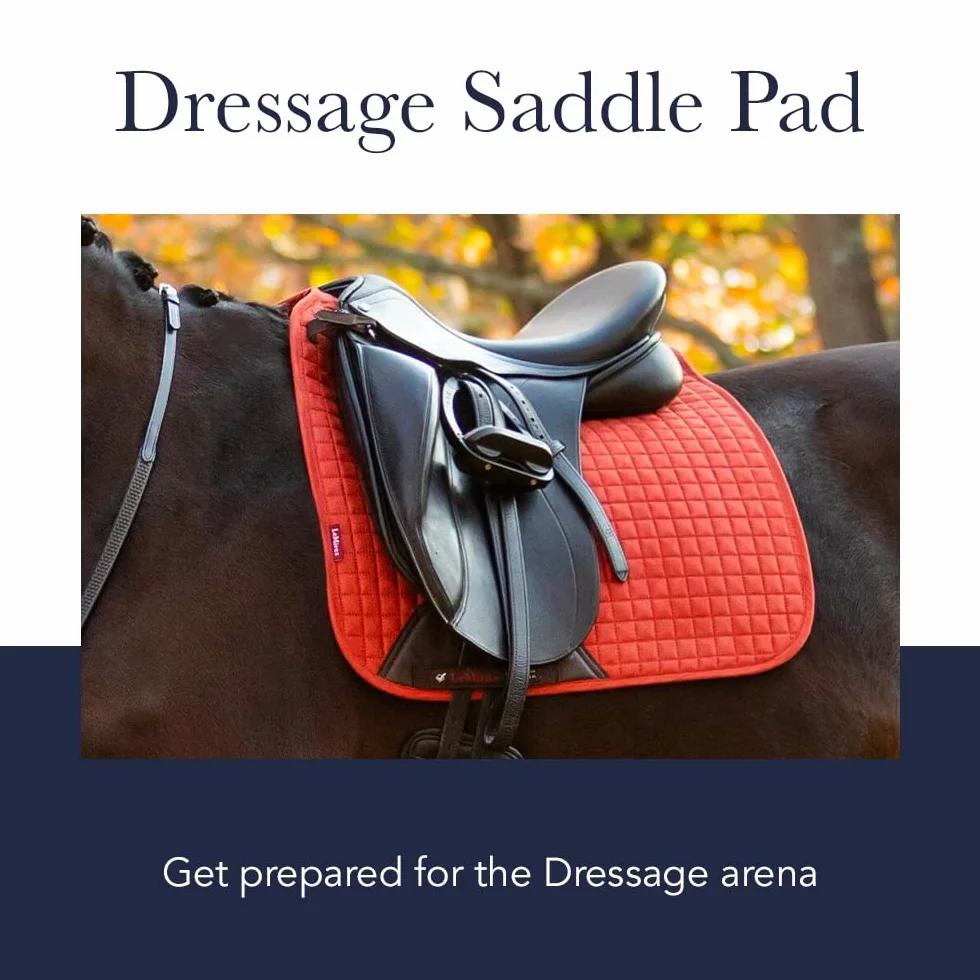 LeMieux Prosport Suede Dressage Square Almohadilla para sillín, Unisex