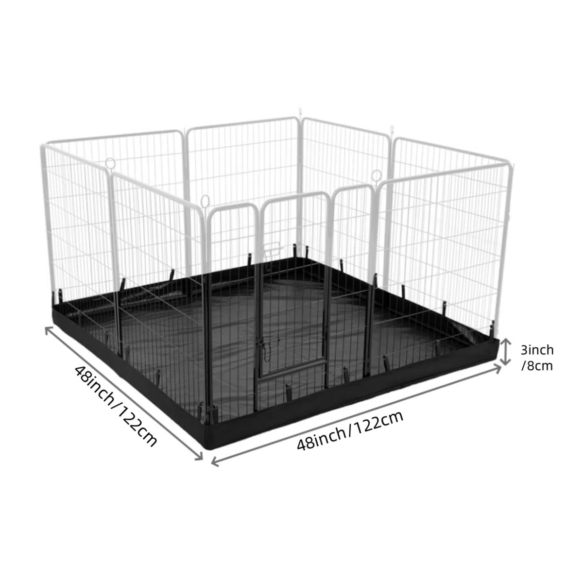 Parque de Juegos para Perros - Tapete para de Interior para Gatos | Tapete de Entrenamiento Antideslizante, Lavable, Impermeable, para Cachorros, Ideal para Cama, sofá, baúl
