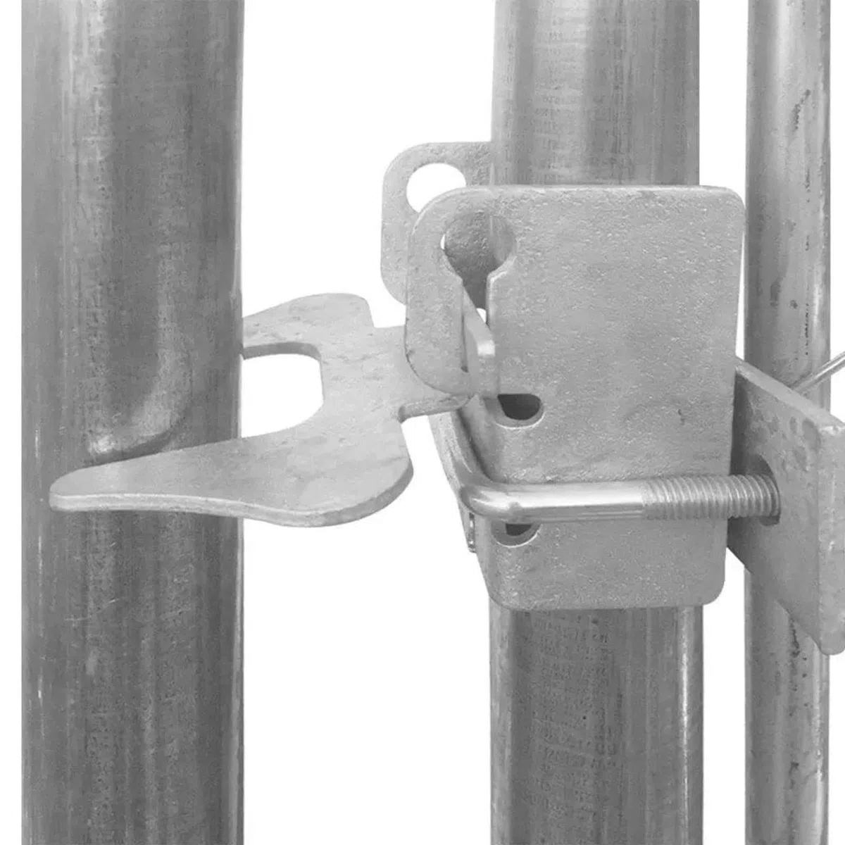 Festnjght Perrera de Exterior con Toldo Jaula para Perros Mascotas de Galvanizado con Cerradura para Jardín Patio 760x190x225 cm Plata