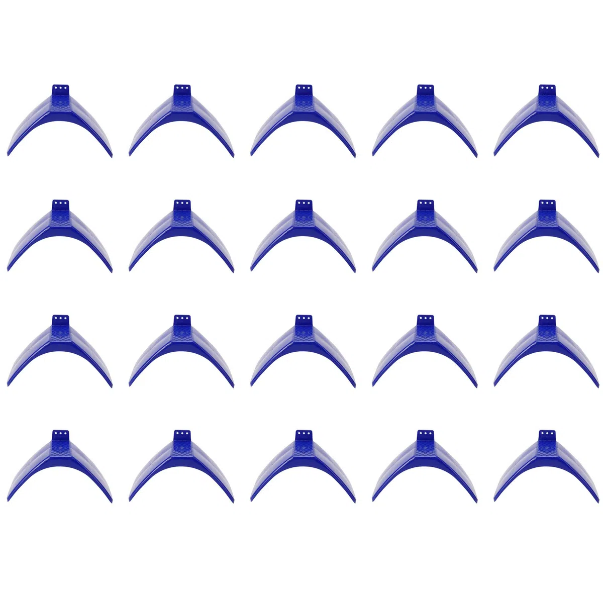 20 Unidades de Soporte para Descanso de Aves, Marco de Soporte para Palomas de plástico, Soporte Liso y no tóxico para el Descanso de Aves con Orificios para Tornillos para la cría