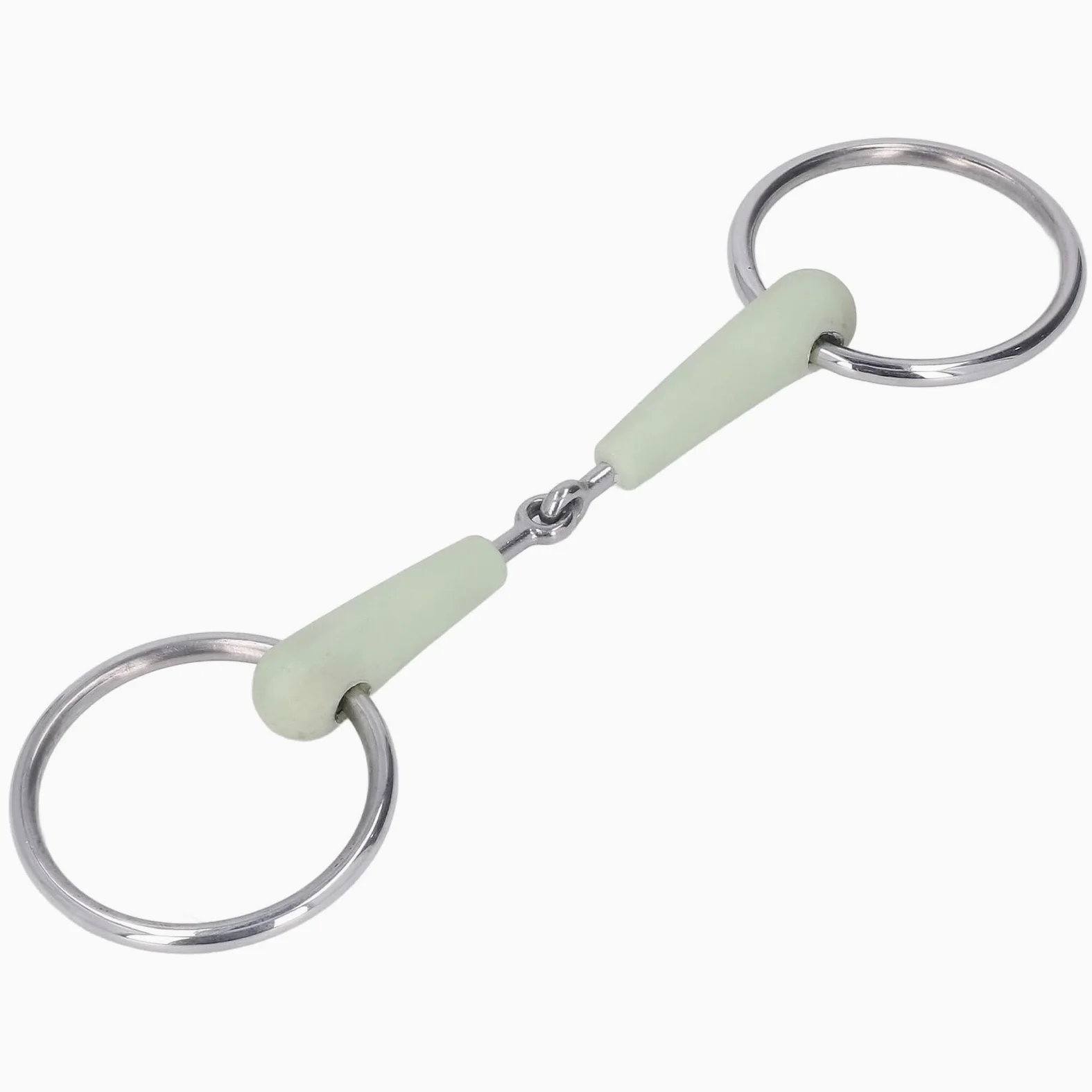 Freno de Caballo 130mm con Cadena Acero Inoxidable Equipo de Entrenamiento para Equitación Frenos para Caballos Herrajes para Montar