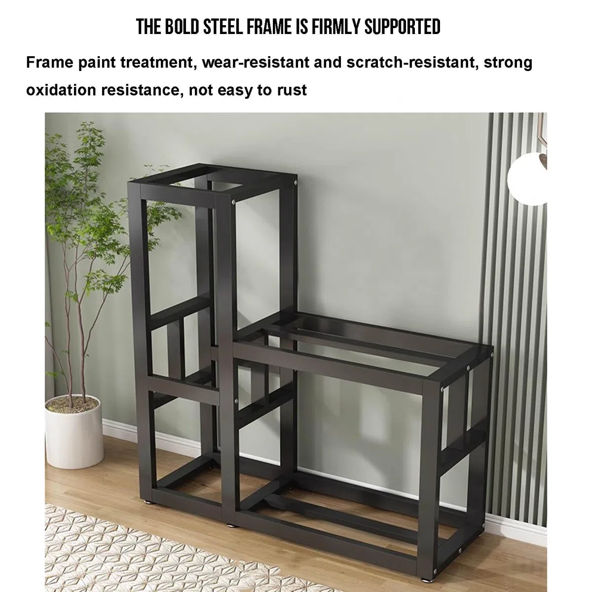 Soporte Para Acuario，estante De Almacenamiento de Hierro Forjado de Doble Capa Para Acuario，mesa Resistente Para Terrario Criador de Reptiles Y Tortugas Ideal Para El Hogar Y La Oficina