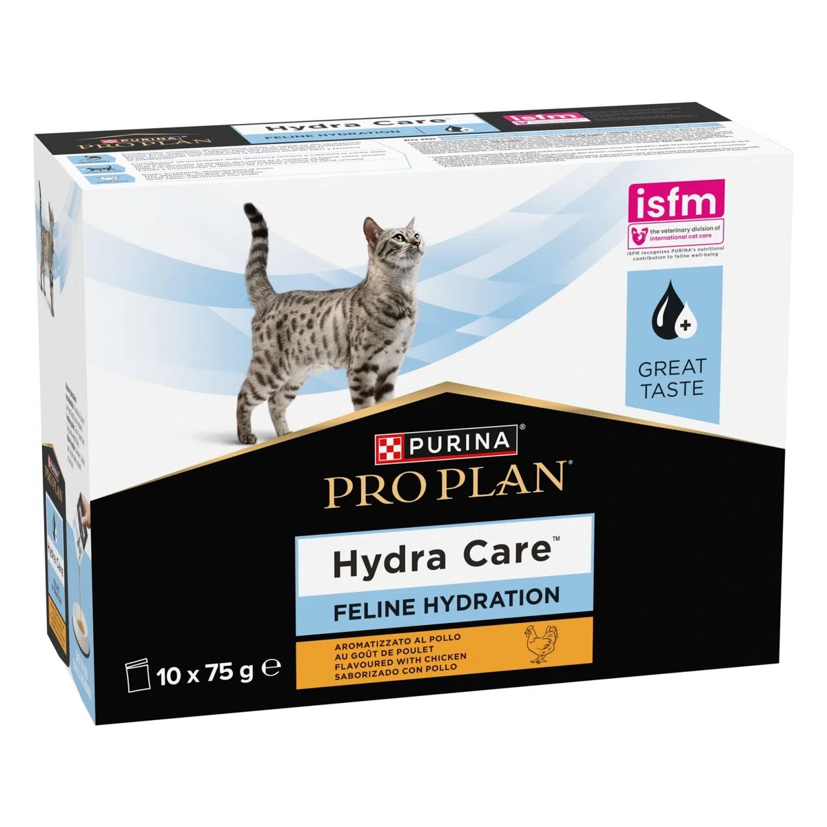 Purina Pro Plan Hydra Care Gato | Paquete Doble | 2 x 10 x 75 g | Alimento Complementario para Gatos Adultos | Puede Ayudar a Aumentar la Ingesta de Agua | En Bolsas Frescas