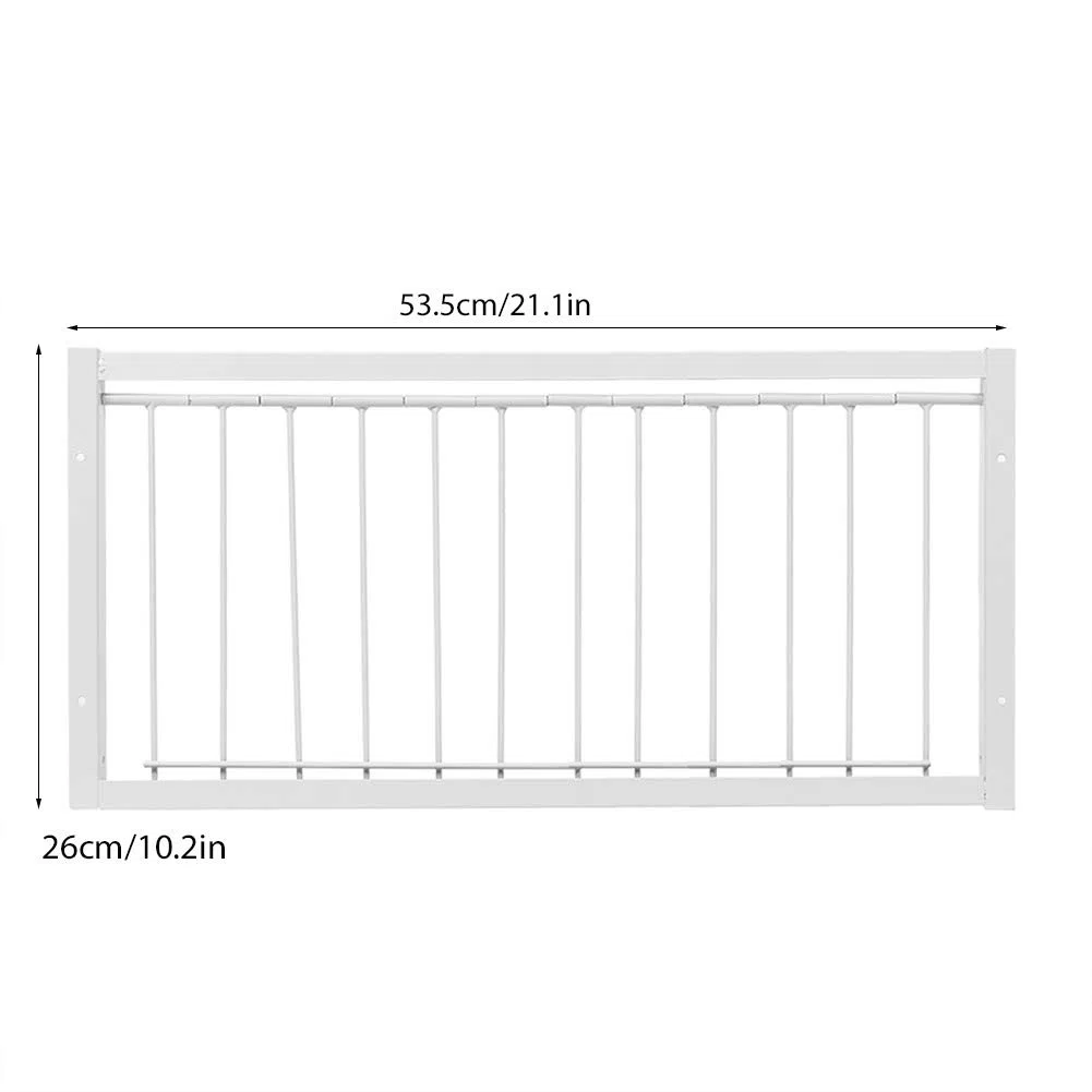 Trampa en T para jaulas, Puerta para Palomas, Barras de Alambre, Marco de Entrada, Trampa en T para Puerta de casa(53.5 * 26cm)