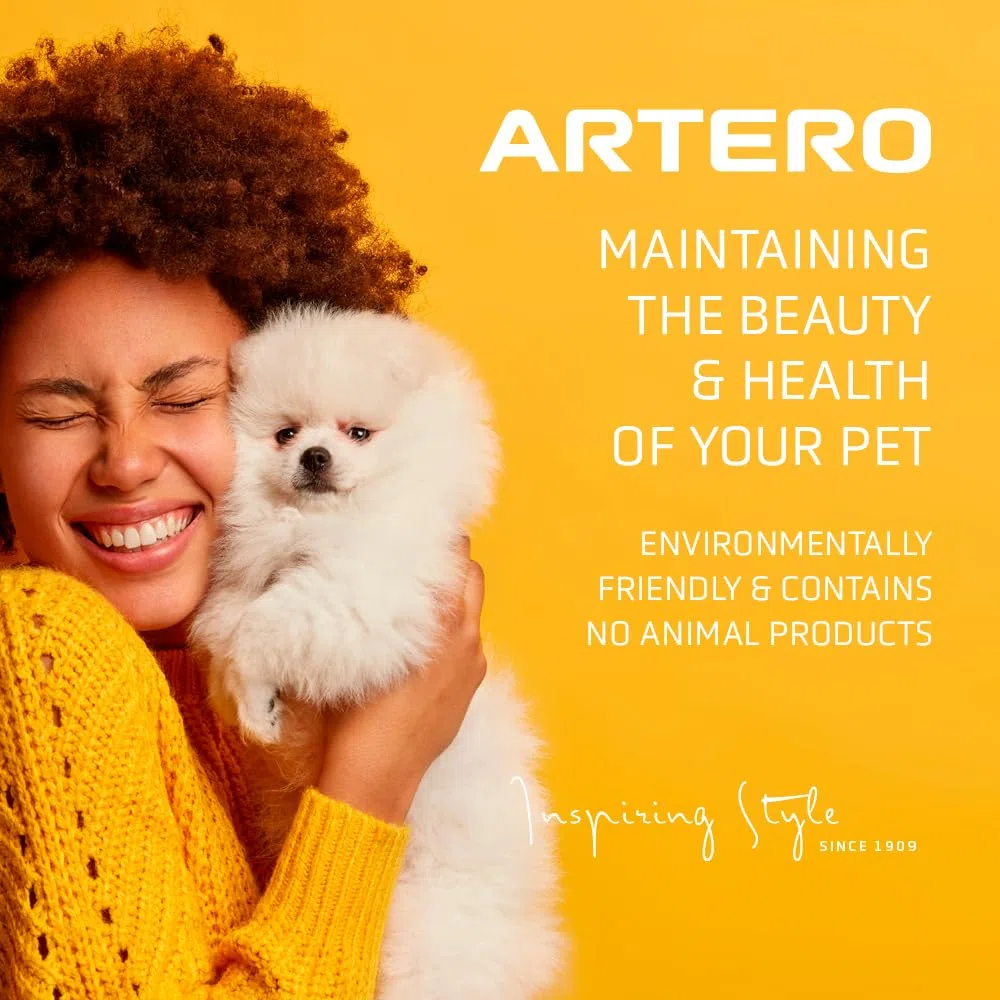Artero Vitalizante. Champú para Perros Que requieran Volumen, para Pieles sensibles o Lavados frecuentes. Contiene Ingredientes Naturales. Ideal para Caniches o Terriers. (5 litros)