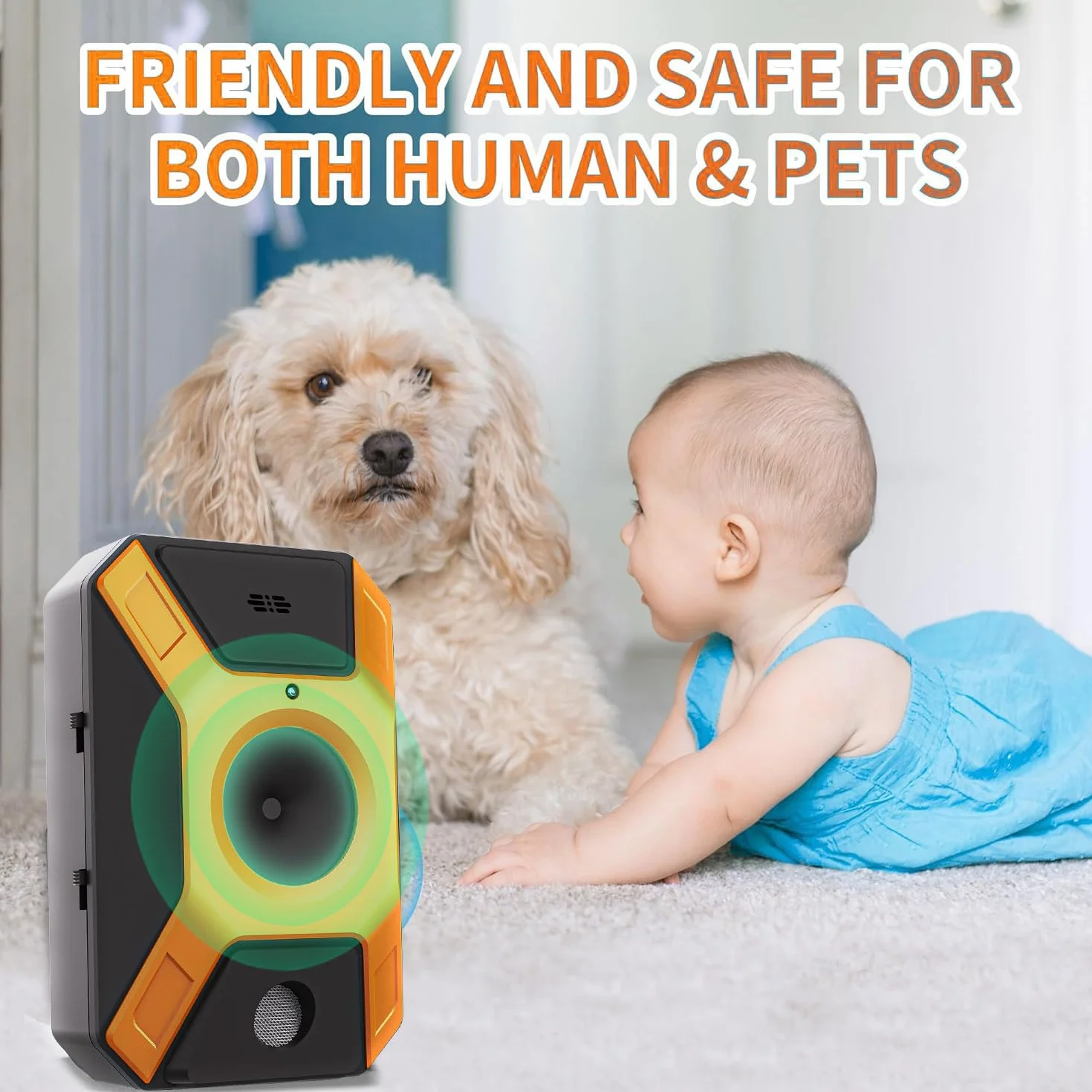 Mejorar antiladridos para perros, antiladridos, antiladridos antiladridos para perros, dispositivo automático antiladridos para perros con 3 modos electroestimulador muscular