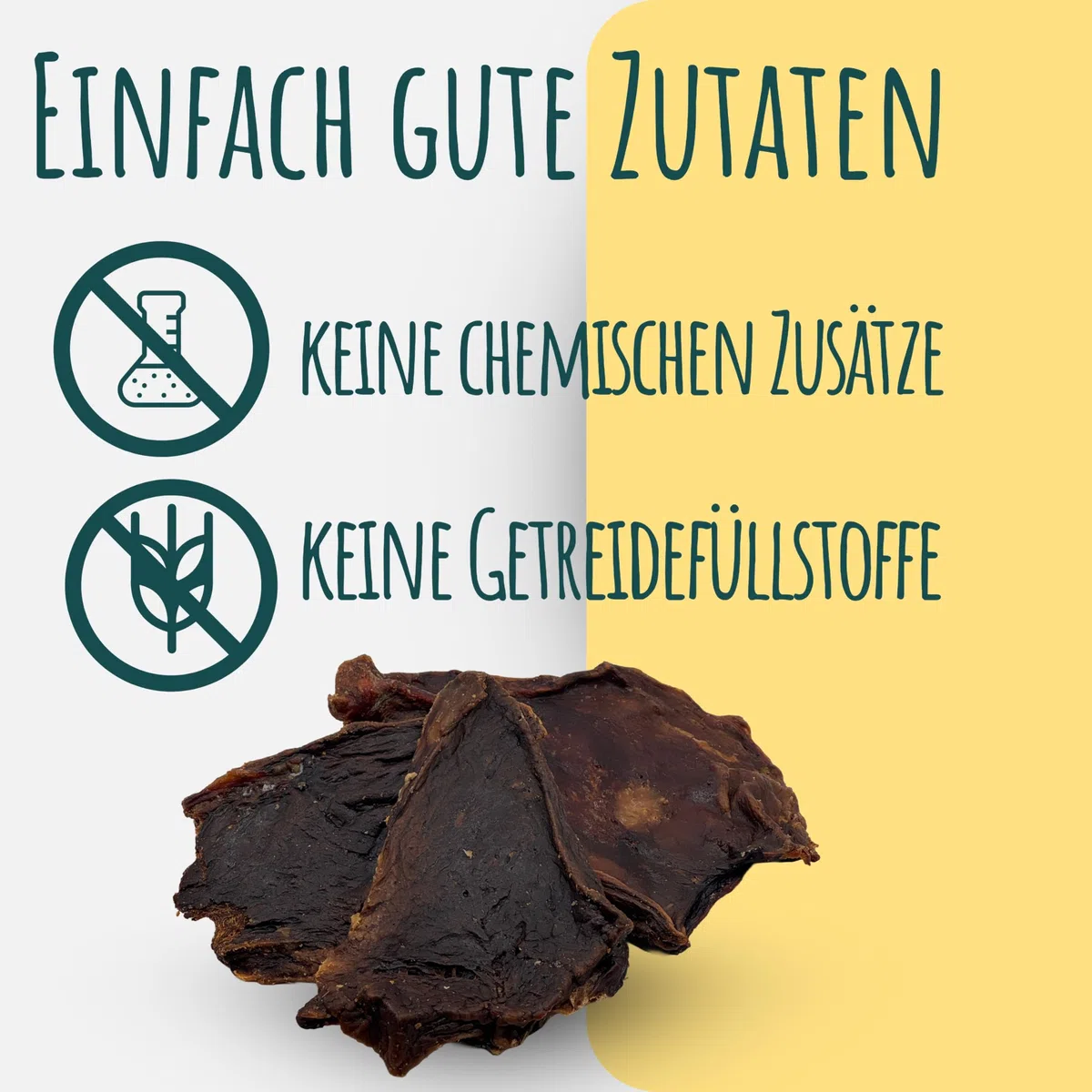 Deshidrato de ternera para perros | 2,5 kg | carne de perro deshidratada | 100% carne de res | carne de vacuno natural y seca | baja en grasa y rica en proteínas | carne seca de ternera de Wuffsnacks