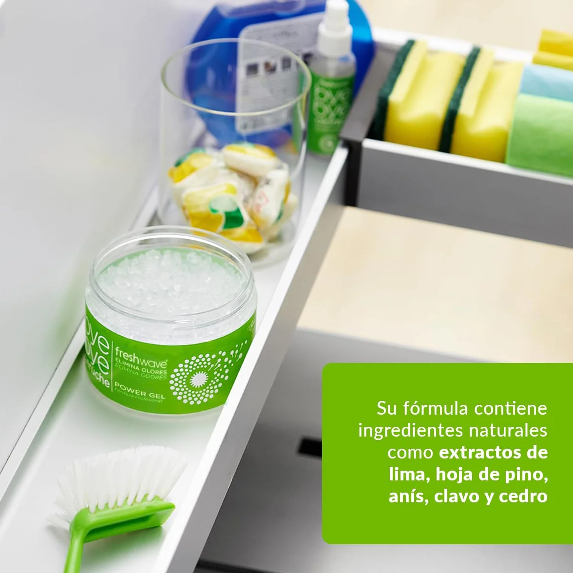 FRESHWAVE - Pack de 3 Gel Neutralizador de Olores Freshware 400g – Atrae, Atrapa y Elimina el Olor a Tabaco, Comida, Mascota o Humedad – Acción Continua – Aroma Neutro - Capacidad 15m2