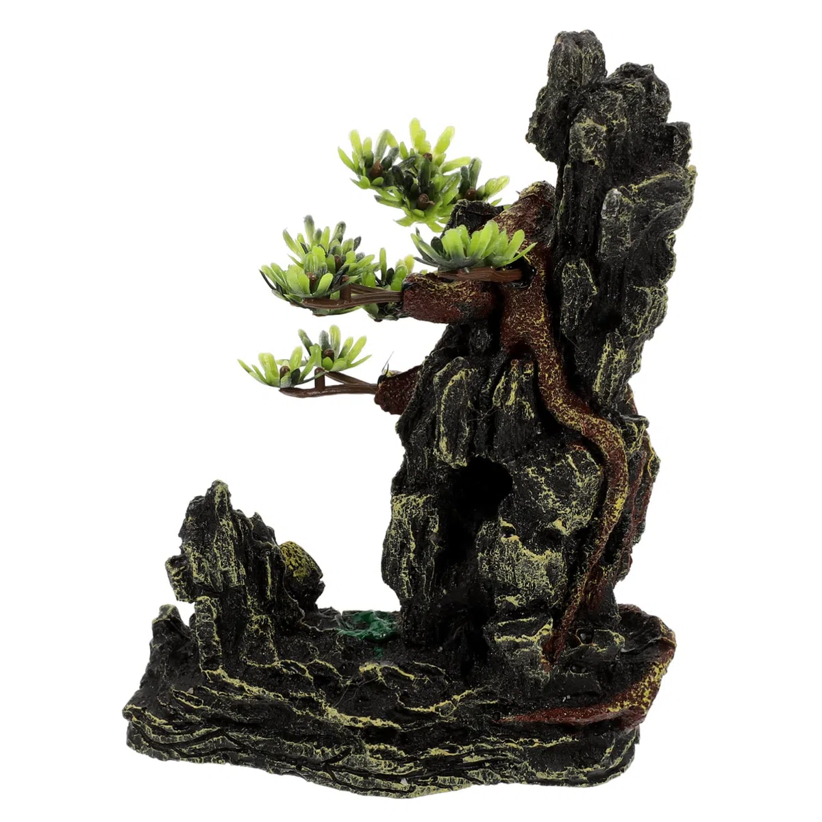 Árbol de Resina Decorativo para Terrario de Reptiles Rama Estable y Resistente Adecuado para Hábitat de Ranas y Tanque de Reptiles
