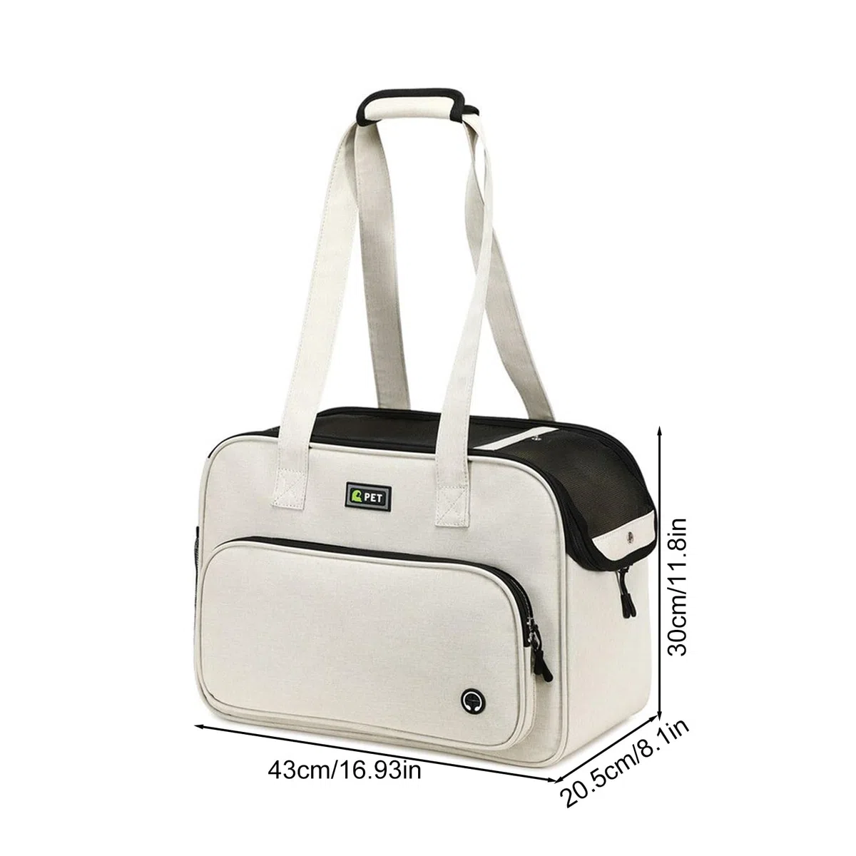 de transporte para mascotas, de viaje para cachorros, bolso de hombro suave | Organizador espacioso para gatitos, gatos, durante excursiones, recados y aventuras, elegante, duradero