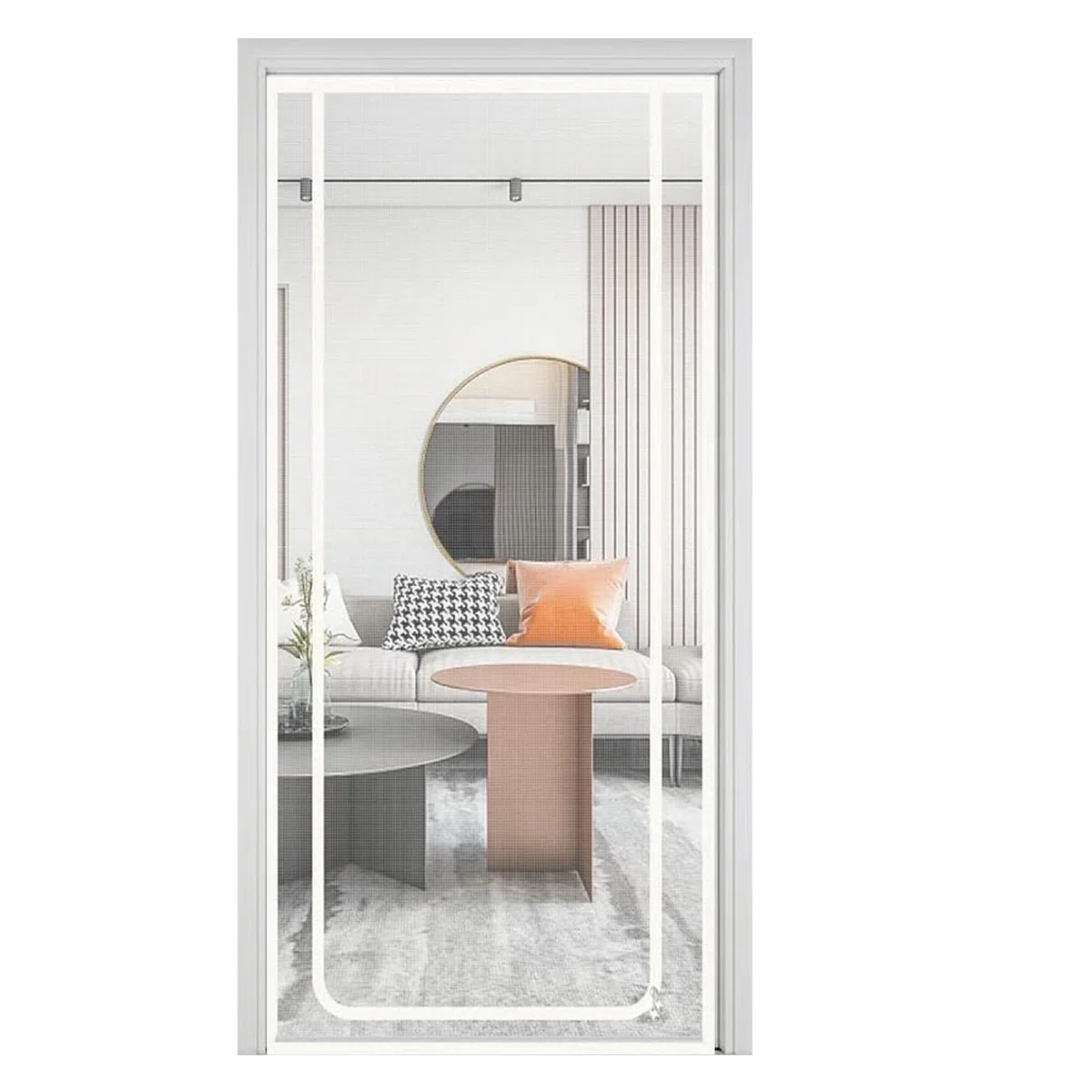 Pantalla para Gatos | Protección Versátil y Segura para Mascotas - Portátil con Cremallera Protectora 90x220 cm para Acceso Fácil En Casas Apartamentos Balcones Escaleras Pasillos Y