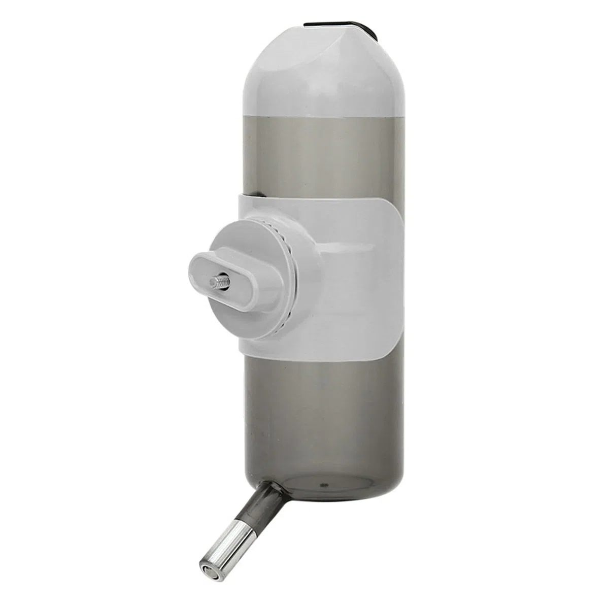 Dispensador de Agua Perros para Jaula, Septillar, 700ml, Bebedero Perro, Sin Goteo, Botella Agua Perro, Mascotas, Gato, Conejo (Gris)