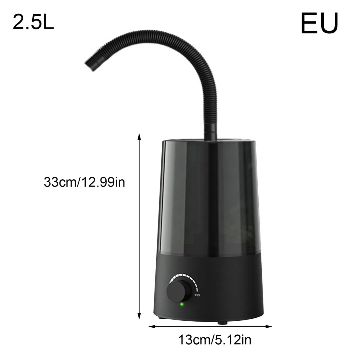 Genérico Humidificador para Terrario de Reptiles,Mister de 2.5L con Apagado Automático | Vaporizador y Pulverizador para Tortugas | para Terrario, Camaleón, Anfibios, Tortuga, Serpiente, Rana,