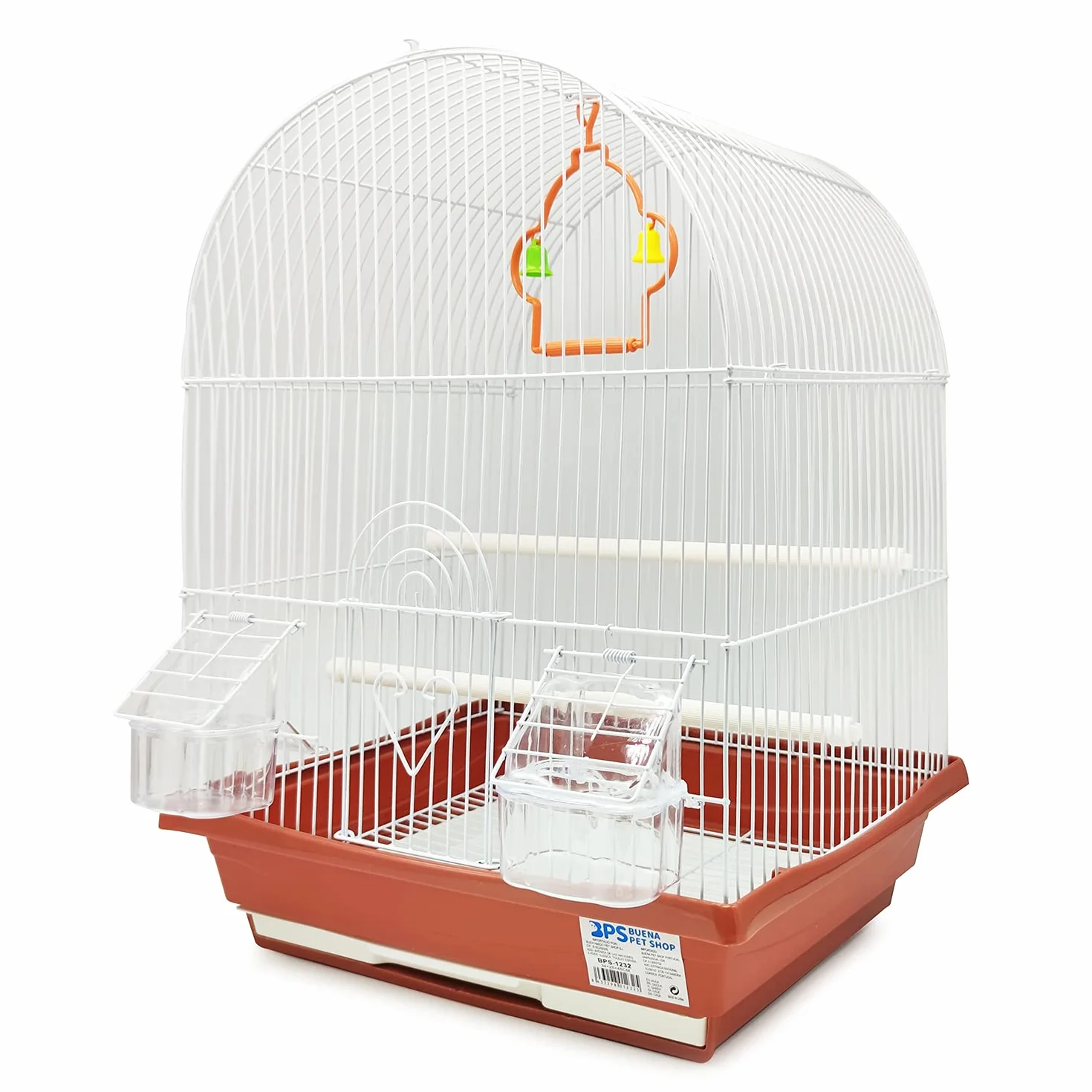 BPS Jaula para Pájaro para Pajarera Periquito Canarios con Comedero Bebedero Saltado Columpio para Descanso Color al Azar BPS-1232