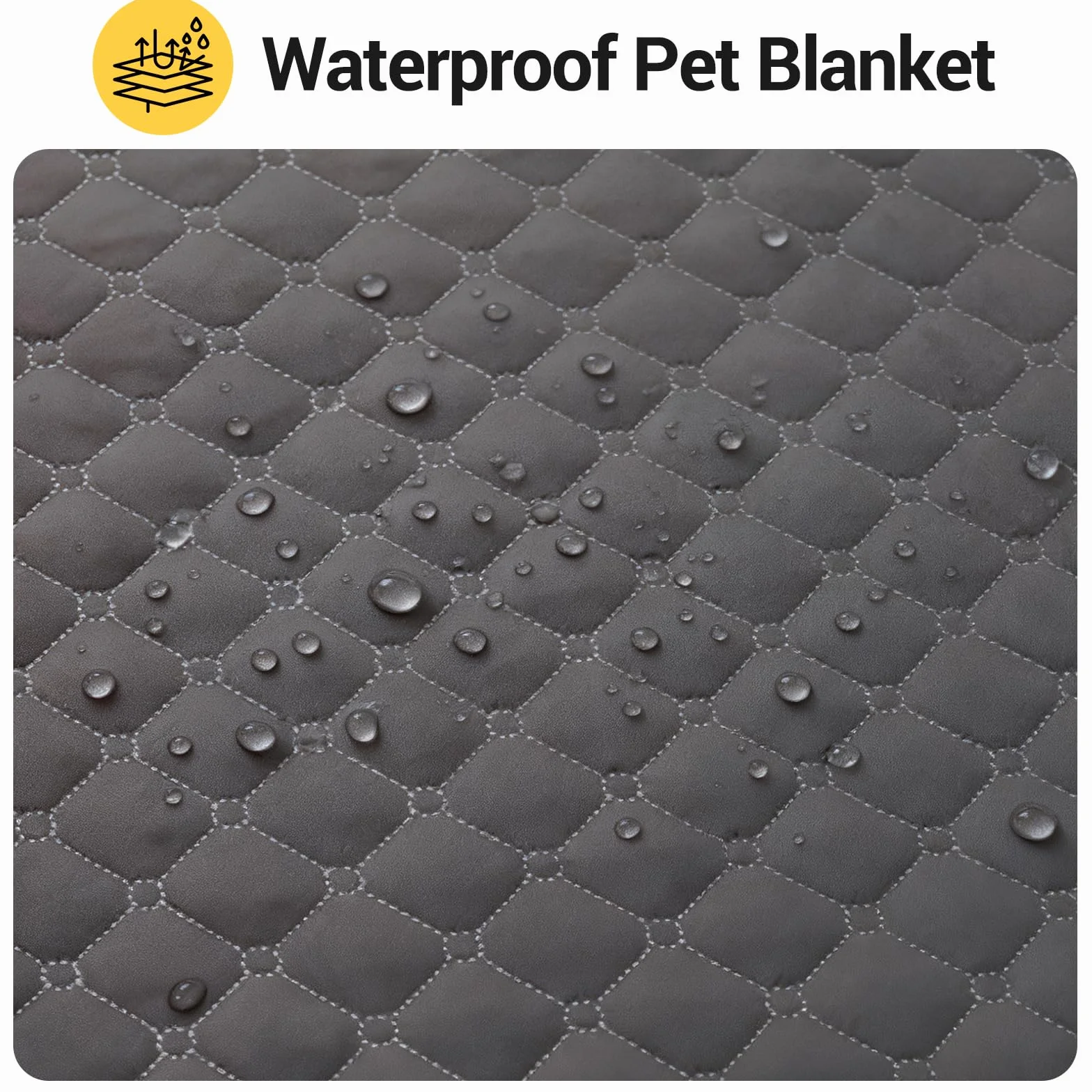 LURICO Manta para Perros Impermeable y Antideslizante, Protector de Sofá, Cama y Asientos de Coche, Lavable, Resistente a Arañazos y Pelos, Ideal para Perros, Gatos (210x130cm)