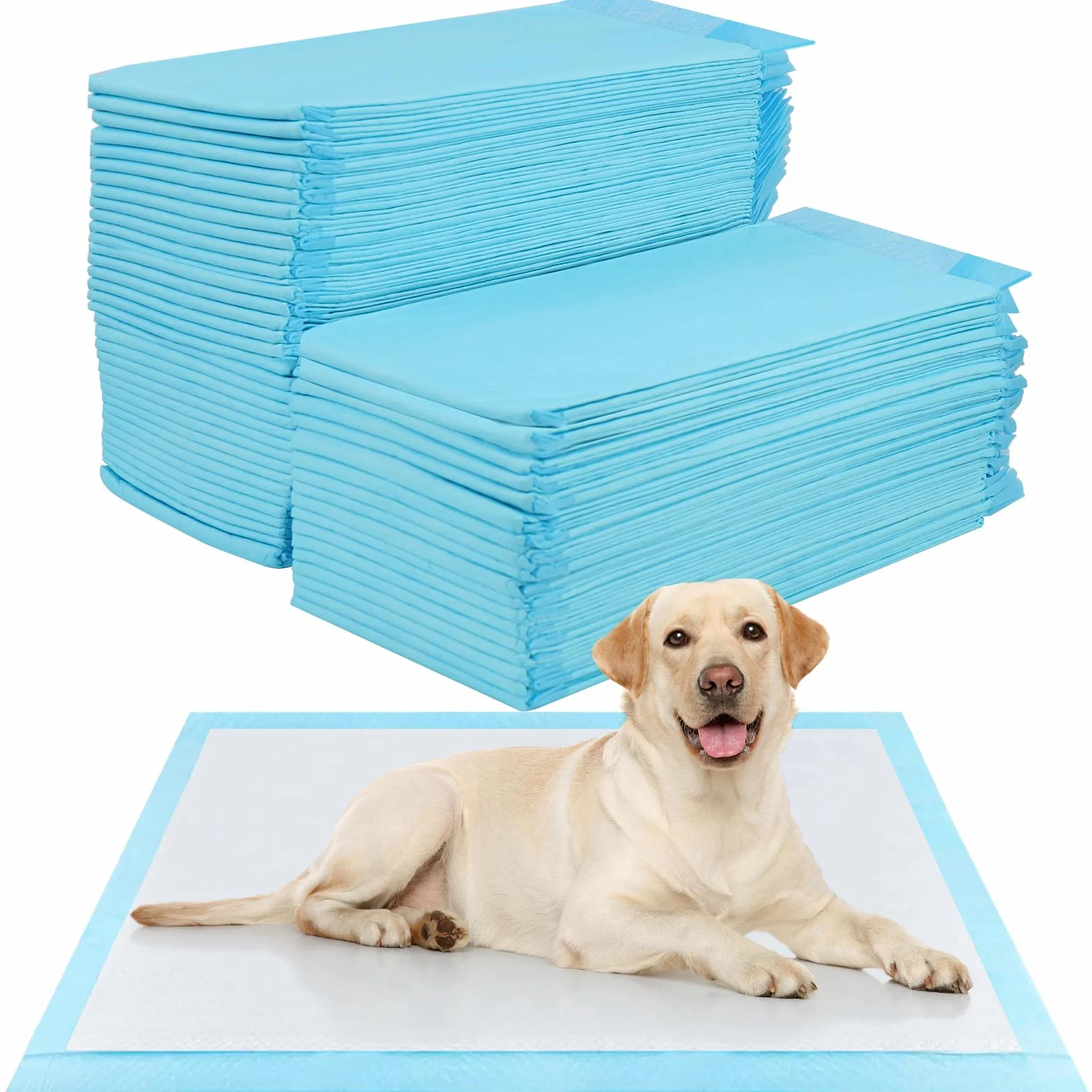 60 Piezas Empapadores Perros, 90 x 60cm Almohadillas Absorbentes, Almohadillas de adiestramiento de Perros y Cachorros, Superficie de Secado Rápido